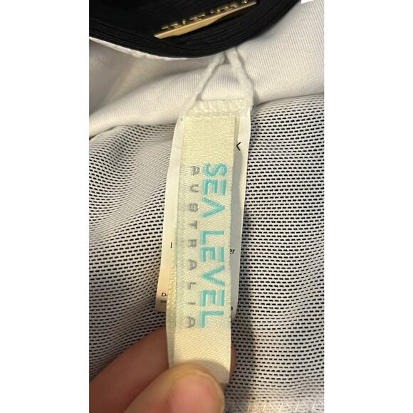 Sea Level bikini bottom Valentina black white - Picture 4 of 5